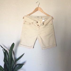 H&M distressed khaki short